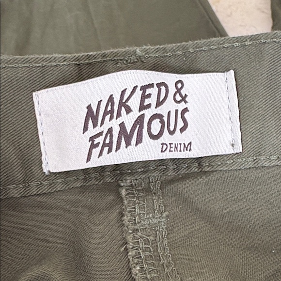 Naked & Famous Slim Chino – Khaki Green Stretch Twill – Made in Canada - Picture 9 of 10